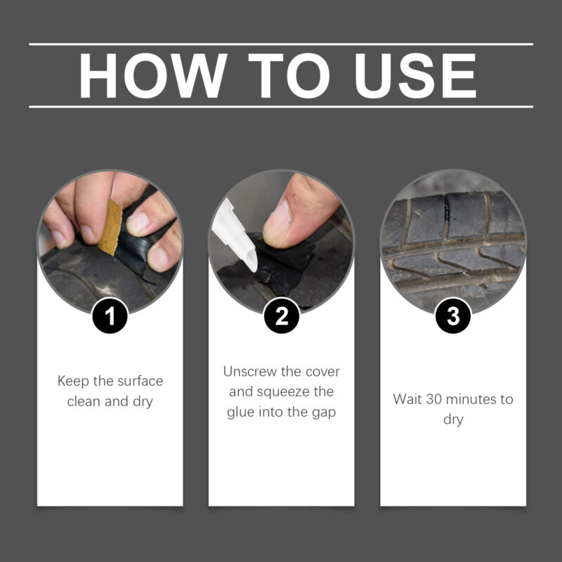 Fast-Acting Car Tire Repair Sealant – Wear-Resistant, Surface-Safe Tire Gap Fix - Image 6