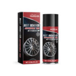 Fast-acting car tire rust remover for quick rust stain removal