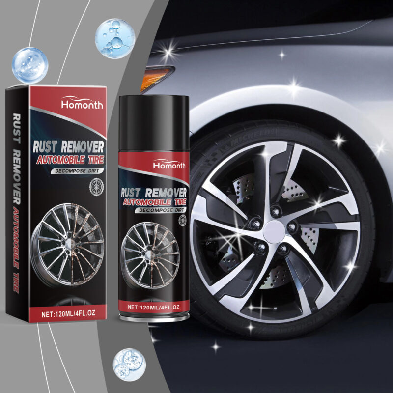Fast-Acting Car Tire Rust Remover | Safe, Protective Formula for Rust Stain Removal - Image 2