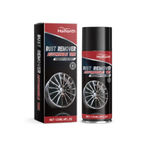 Fast-acting car tire rust remover for quick rust stain removal