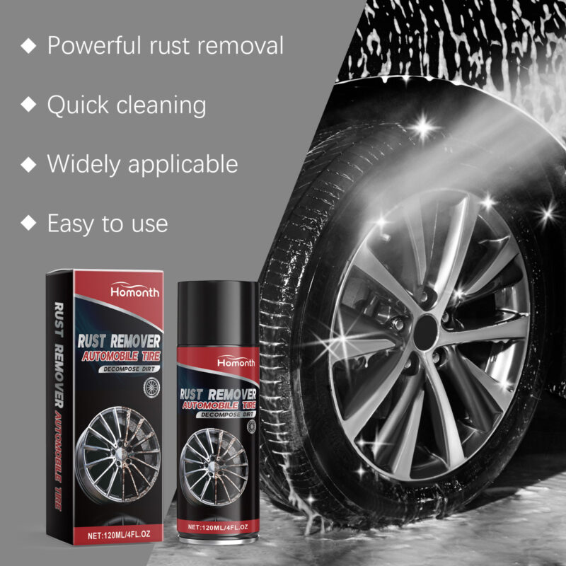 Fast-Acting Car Tire Rust Remover | Safe, Protective Formula for Rust Stain Removal - Image 3