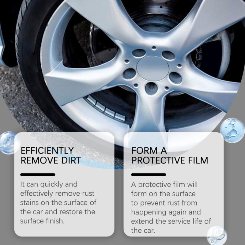Fast-Acting Car Tire Rust Remover | Safe, Protective Formula for Rust Stain Removal - Image 4