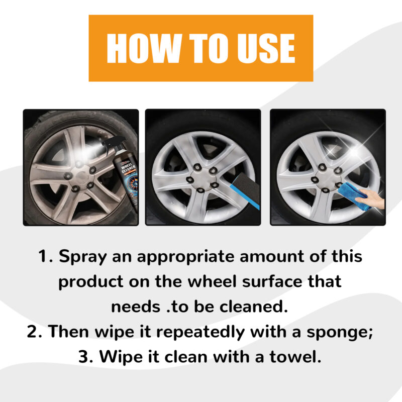 Fast-Acting Car Wheel Cleaner – Surface-Safe, Protective Tire Polish & Maintenance Kit - Image 5