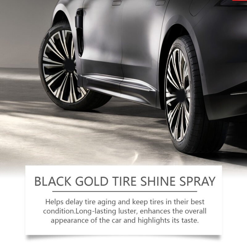 Fast-Acting Car Wheel Cleaner & Tire Shine Spray – Protective Coating, Safe for Surfaces - Image 4