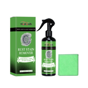 Fast-acting car wheel rust remover for quick effective rust removal