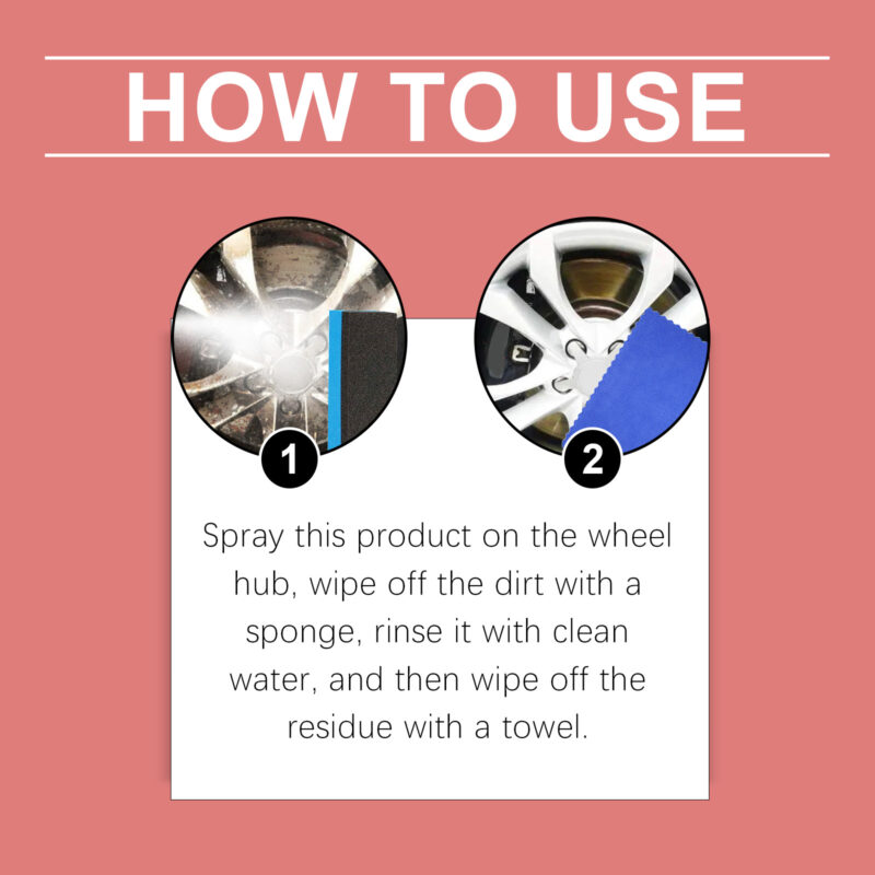 Fast-Acting Car Wheel Rust Remover & Tire Rim Cleaner – Safe Protective Formula - Image 6