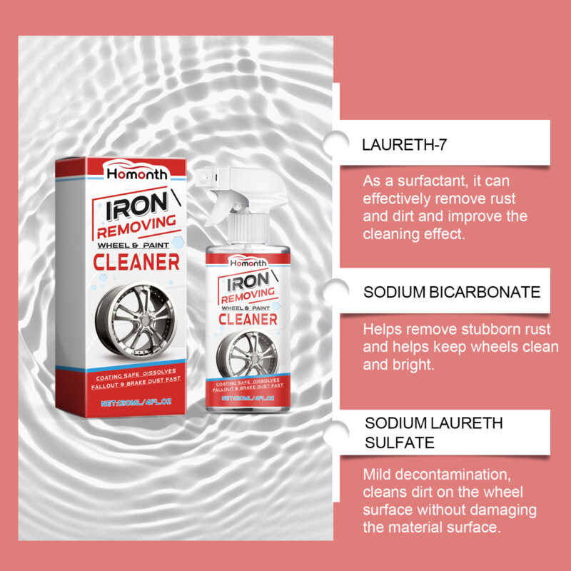 Fast-Acting Car Wheel Rust Remover & Tire Rim Cleaner – Safe Protective Formula - Image 3