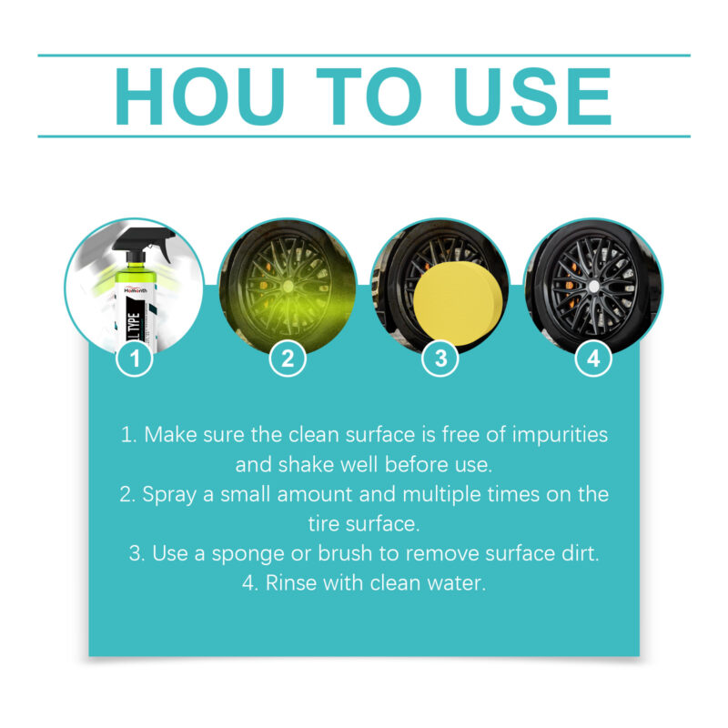 Fast-Acting Car Wheel & Tire Cleaner Foam – Surface-Safe Decontamination Formula - Image 6