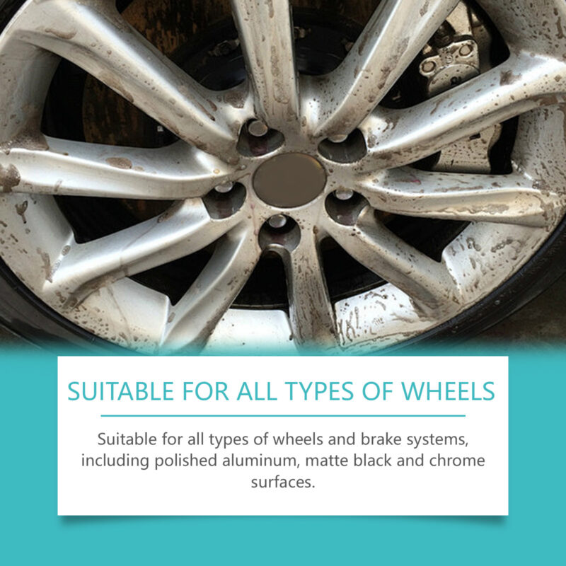 Fast-Acting Car Wheel & Tire Cleaner Foam – Surface-Safe Decontamination Formula - Image 3