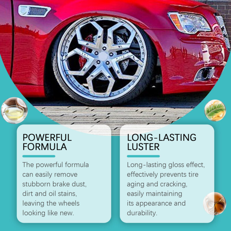 Fast-Acting Car Wheel & Tire Cleaner Foam – Surface-Safe Decontamination Formula - Image 4