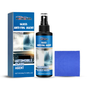 Fast-acting car windscreen anti-fog cleaner for clear visibility