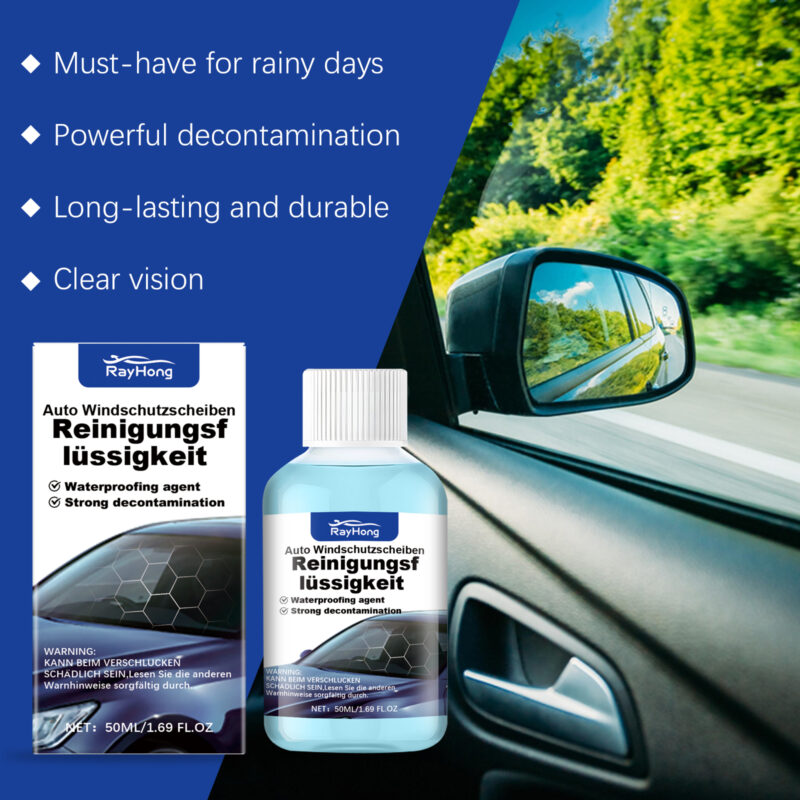 Fast-Acting Car Windshield Cleaner – Decontamination & Anti-Fog Washer Liquid - Image 3