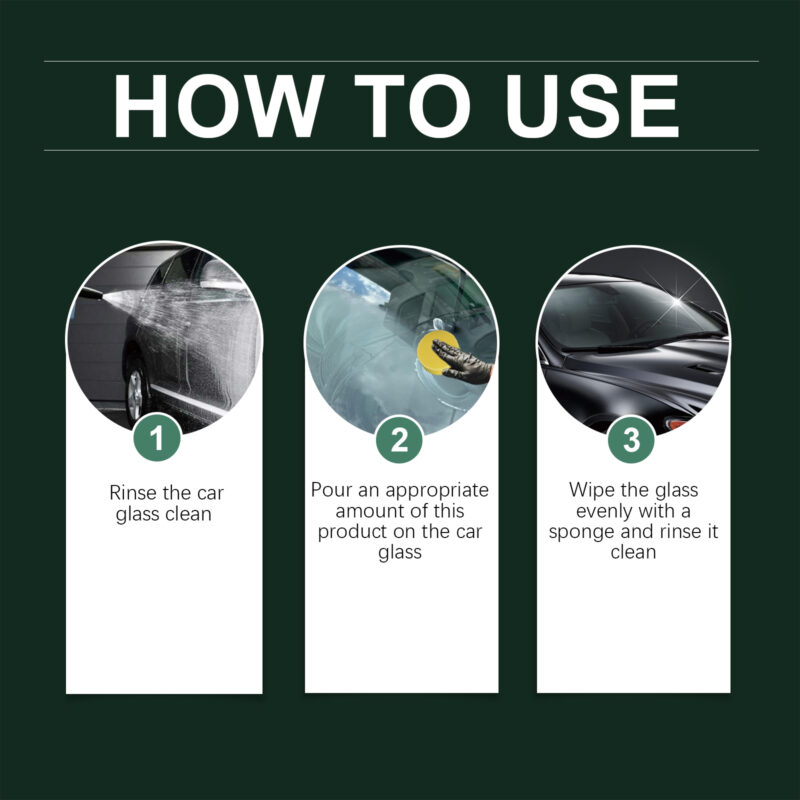 Fast-Acting Car Windshield Cleaner: Glass Decontamination & Waterproof Ointment - Image 6