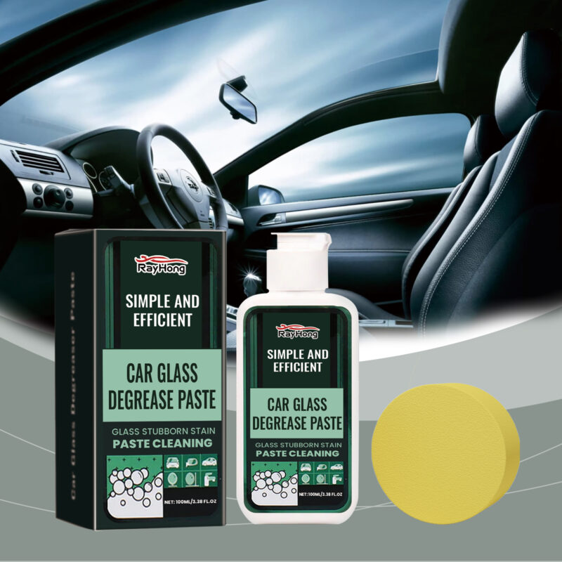 Fast-Acting Car Windshield Cleaner: Glass Decontamination & Waterproof Ointment - Image 2