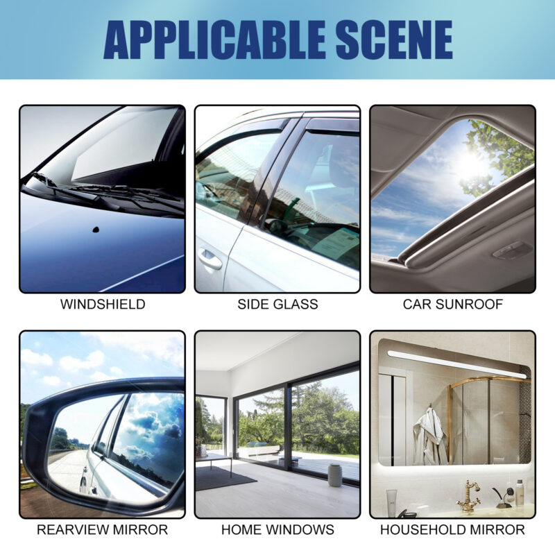 Fast-Acting Car Windshield Cleaner: Oil Film Remover, Surface-Safe Formula - Image 4