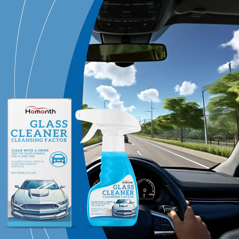 Fast-Acting Car Windshield Cleaner – Oil Film Remover, Surface-Safe Glass Care - Image 2