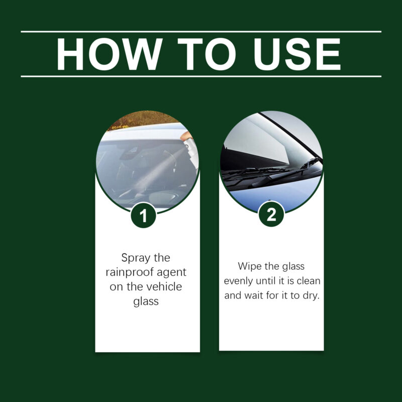 Fast-Acting Car Windshield Cleaner – Waterproof, Fog-Resistant, Safe Glass Formula - Image 6