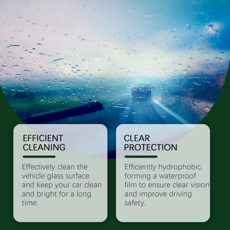Fast-Acting Car Windshield Cleaner – Waterproof, Fog-Resistant, Safe Glass Formula - Image 3