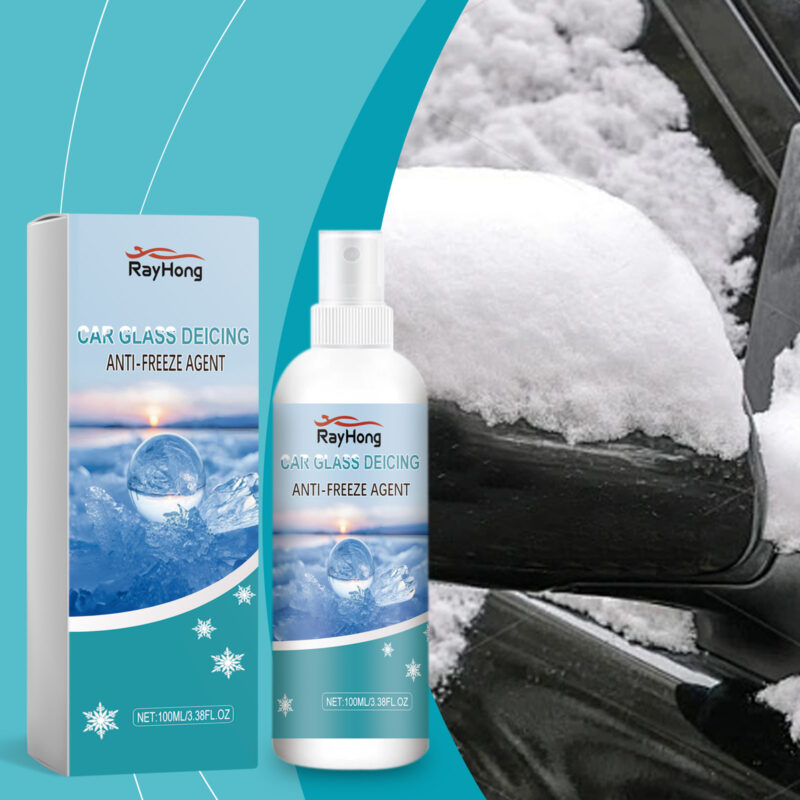 Fast-Acting Car Windshield Deicer & Antifreeze – Anti-Fog, Surface-Safe Formula - Image 2