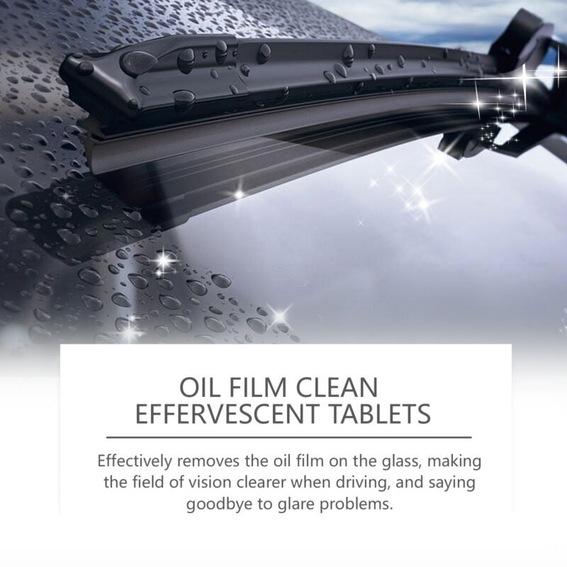 Fast-Acting Car Windshield Oil Film Remover Tablet – Safe, Clear Vision - Image 4