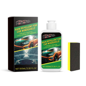 Fast-acting car windshield rain repellent for clear visibility in wet weather