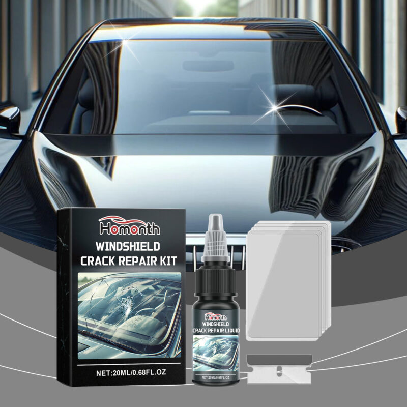 Fast-Acting Car Windshield Repair Kit: Crack Scratch Fix, Surface-Safe Formula - Image 2