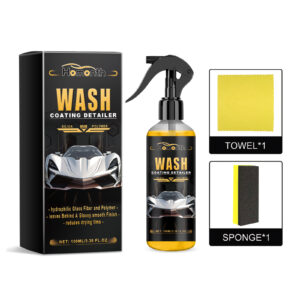 Fast-acting multi-purpose car cleaner for interior surfaces and rust protection