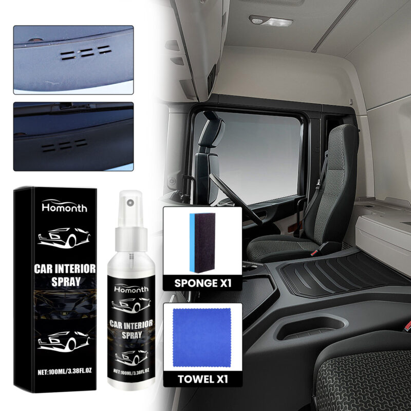 Fast-Acting Multi-Purpose Car Interior Cleaner – Surface-Safe Deep Decontamination Spray - Image 2