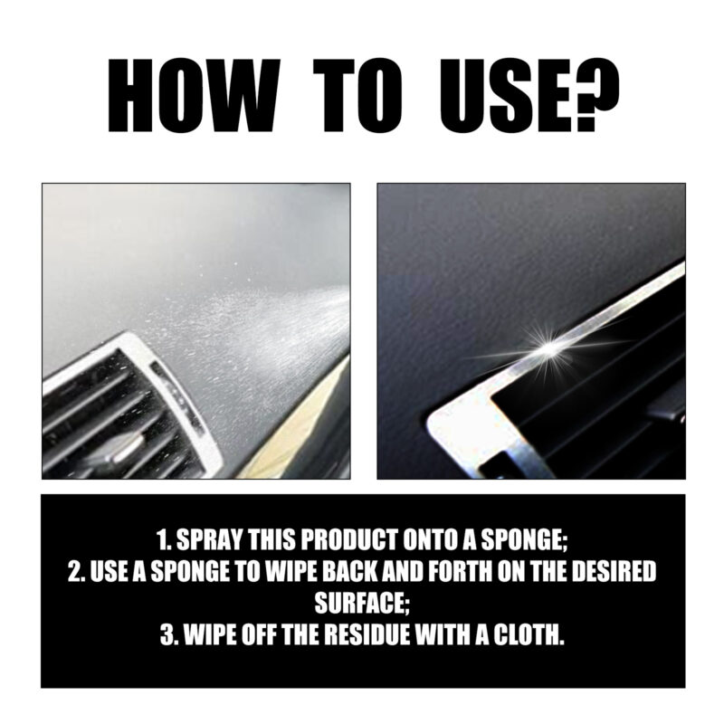 Fast-Acting Multi-Purpose Car Interior Cleaner – Surface-Safe Deep Decontamination Spray - Image 5