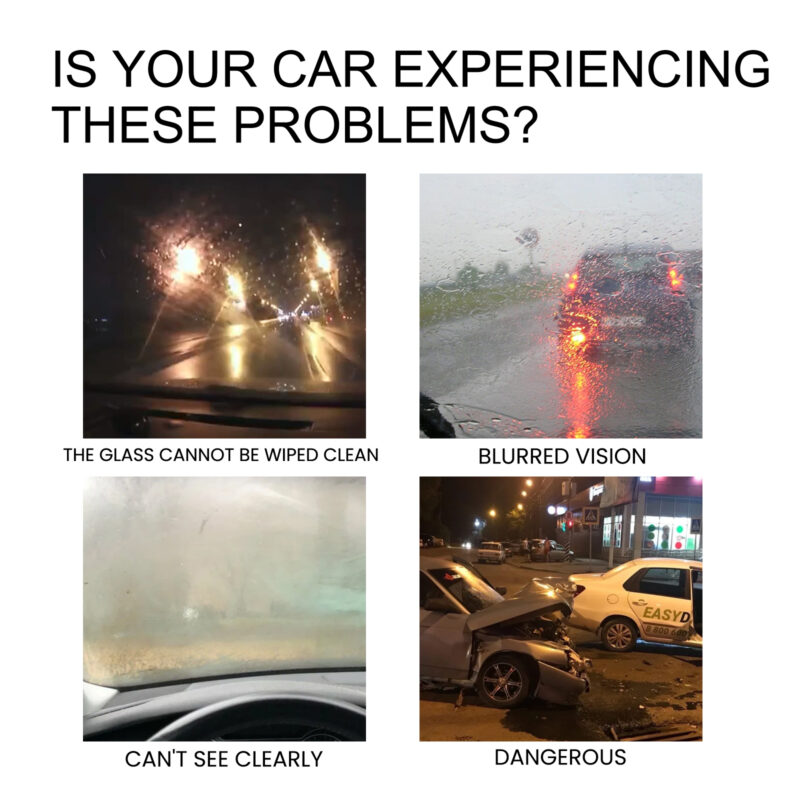 Fast-Acting Multifunctional Car Windshield Cleaner – Decontamination, Fog Removal, Surface-Safe - Image 4