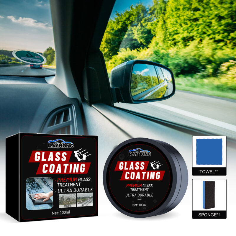 Fast-Acting Rainproof Windshield Coating – Car Glass Cleaner, Protective Formula - Image 2