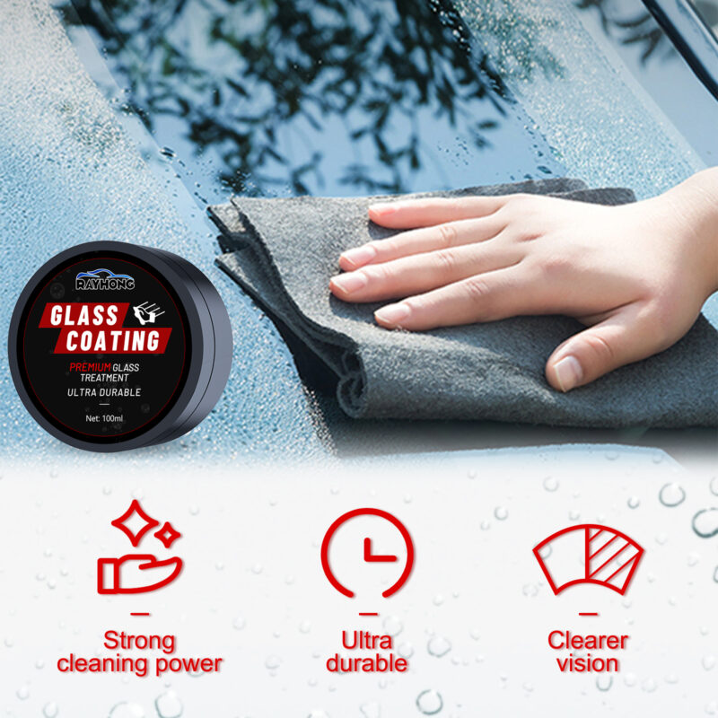 Fast-Acting Rainproof Windshield Coating – Car Glass Cleaner, Protective Formula - Image 4
