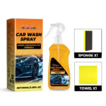 Fast-acting safe car wash for interior exterior cleaning