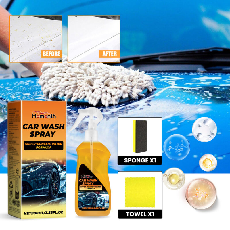 Fast-Acting Safe Car Wash: Multi-Purpose Interior/Exterior, Tire Rim Cleaner - Image 2