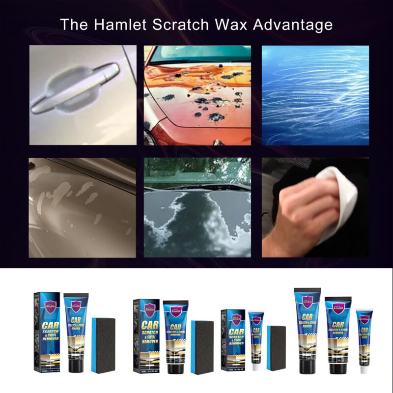 Fast-Acting Surface-Safe Car Scratch Repair Cream | Paint Scratch Remover, Car Maintenance - Image 2