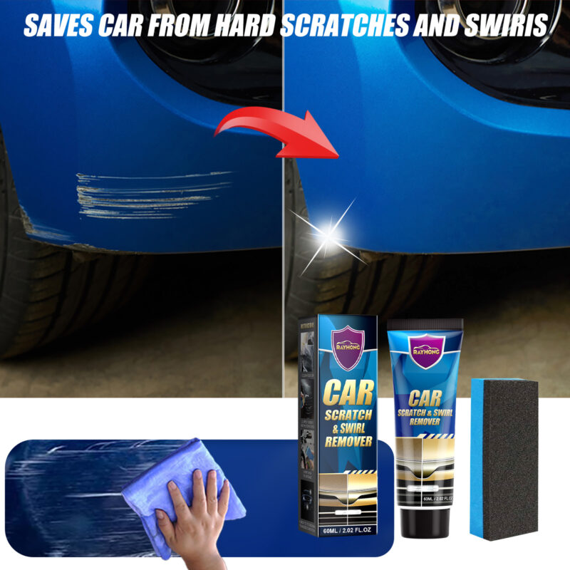 Fast-Acting Surface-Safe Car Scratch Repair Cream | Paint Scratch Remover, Car Maintenance - Image 4