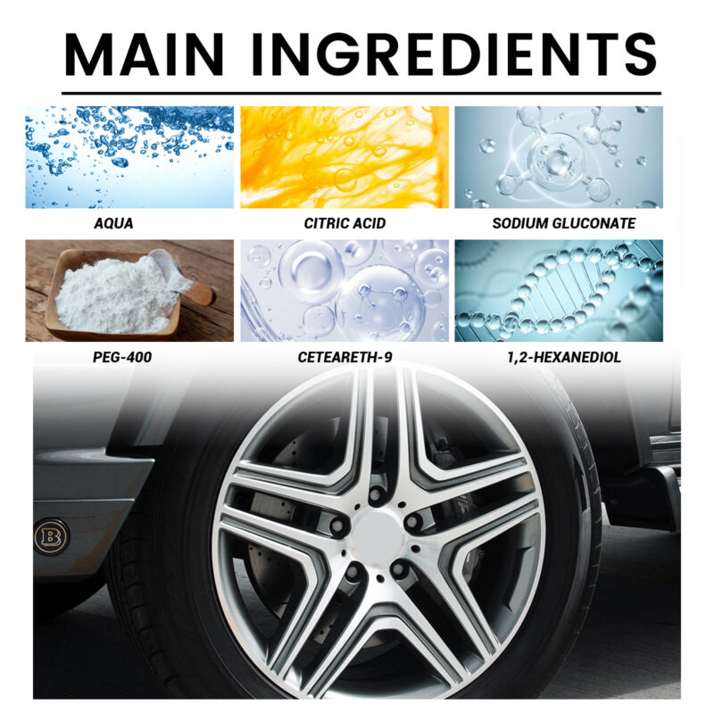 Fast-Acting Surface-Safe Car Wheel Rust Remover Spray | Rust Removal & Cleaning - Image 5