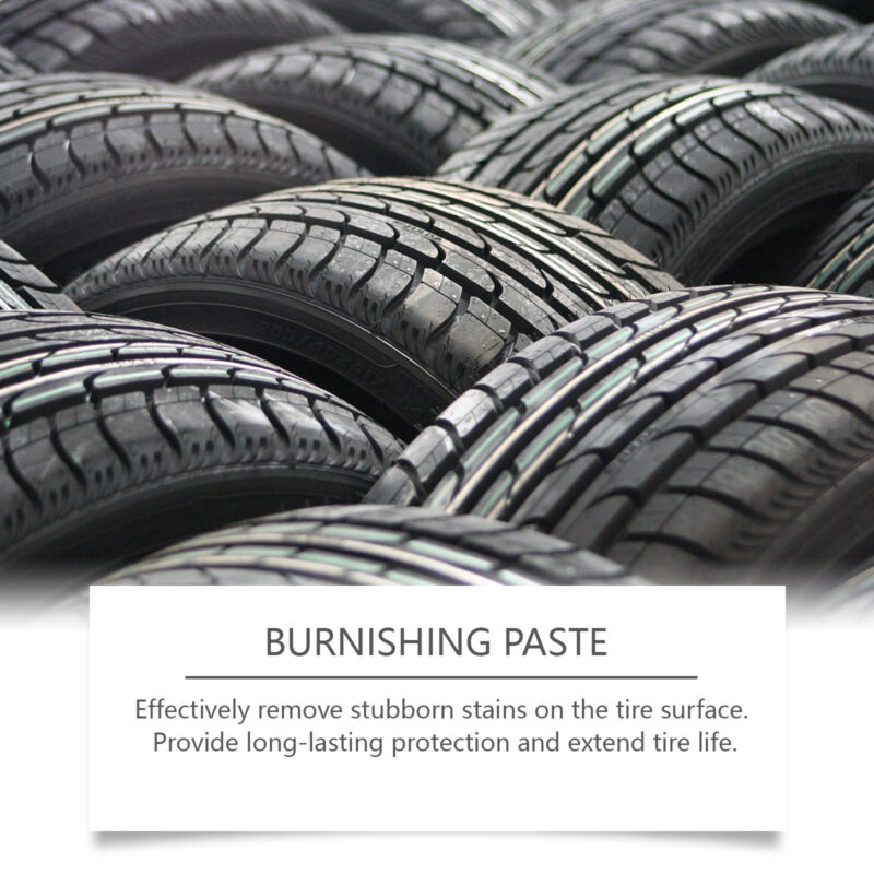 Fast-Acting Tire Cleaner Paste: Protective Formula for Car Tire Care & Shine - Image 3