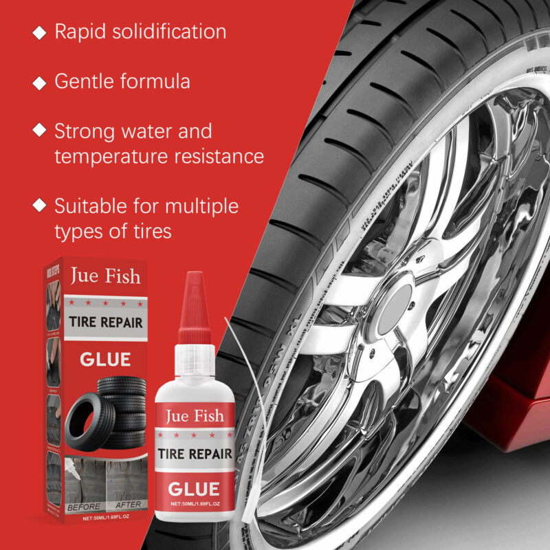 Fast-Acting Tire Repair Glue: Fix Scratches, Cracks & Seal Leaks Safely - Image 4