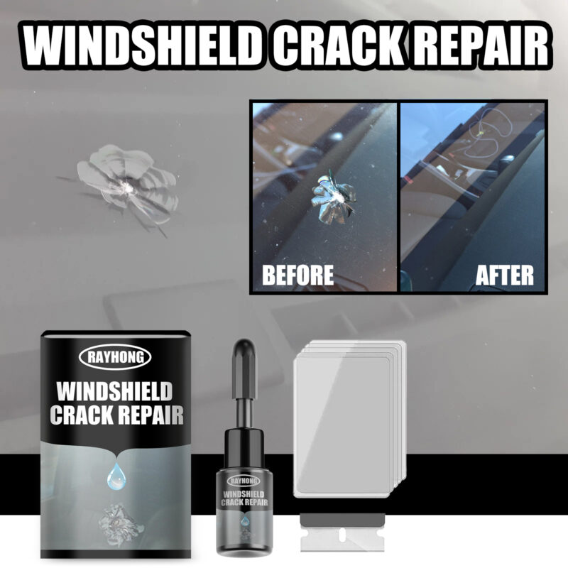 Fast-Acting Windshield Crack Repair Fluid | Car Windshield Repair, Surface-Safe Formula - Image 2