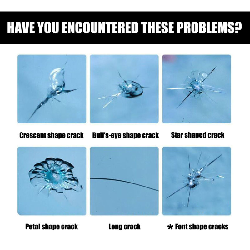 Fast-Acting Windshield Crack Repair Fluid | Car Windshield Repair, Surface-Safe Formula - Image 3