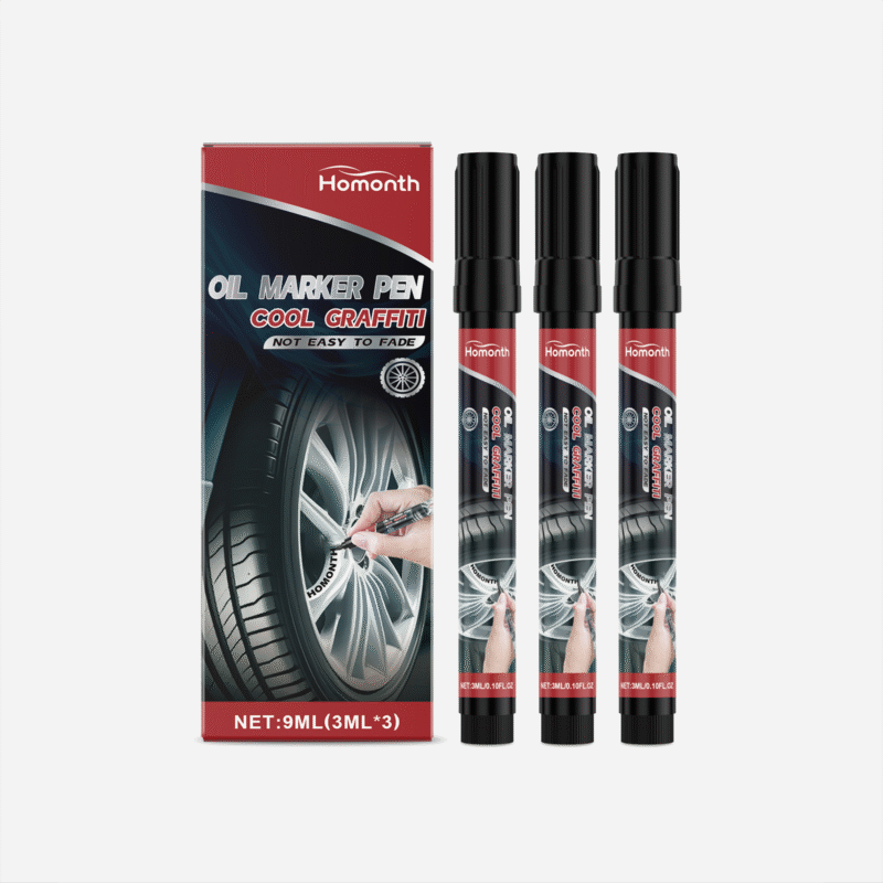 Fast-drying car tire marker with vibrant graffiti paint for quick application