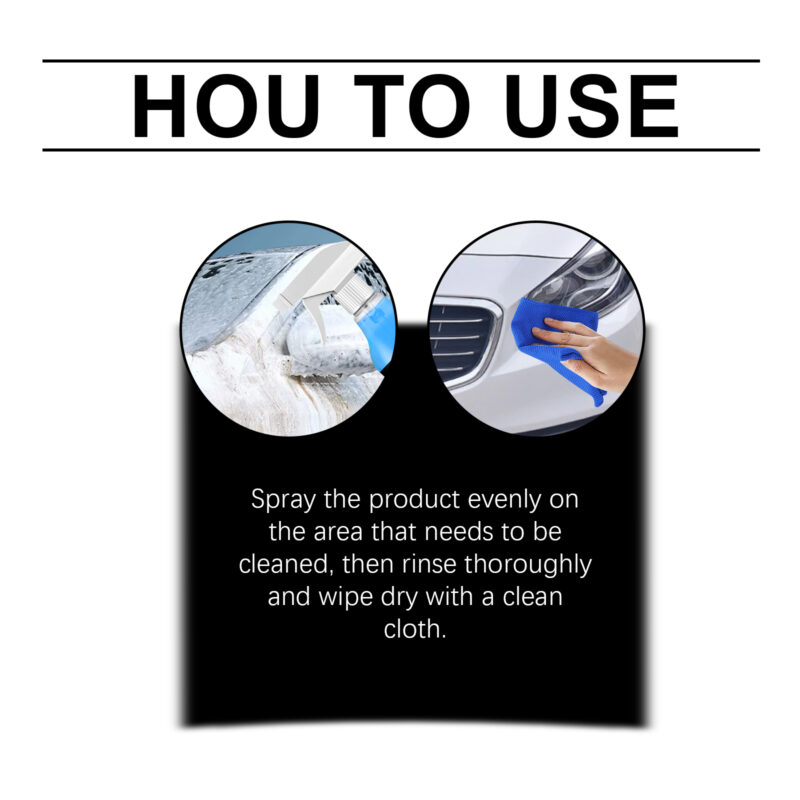 Foam Car Wash Liquid: Fast-Acting, Safe Interior/Exterior Paint Cleaner - Image 6