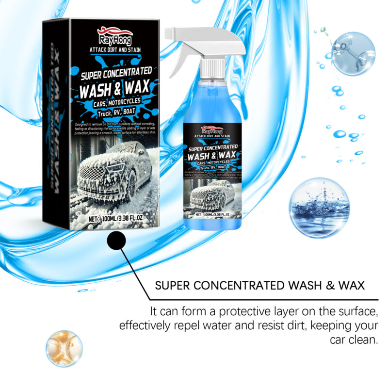 Foam Car Wash Liquid: Fast-Acting, Safe Interior/Exterior Paint Cleaner - Image 4