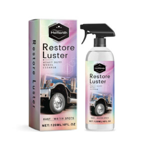 Heavy-duty wheel cleaner fast-acting formula for tough grime removal
