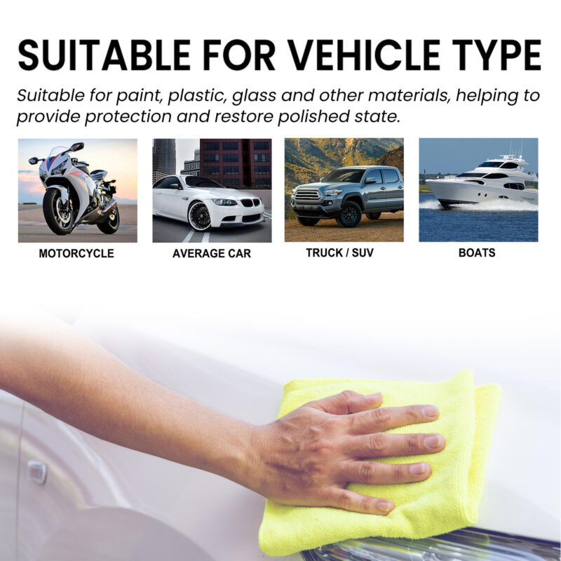 Homonth 3-in-1 Car Coating – Paint Protector, Tire Cleaner, Decontamination Spray - Image 3