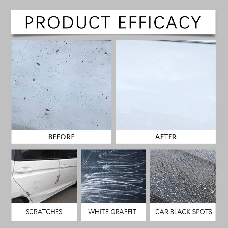 HOMONTH 3-in-1 Car Paint Cleaner: Fast-Acting Protective Spray, Long-Lasting Shine - Image 4
