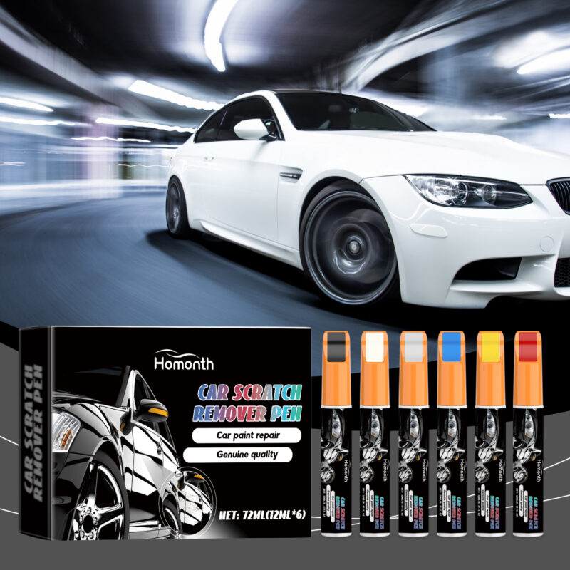 Homonth 6-Color Car Scratch Repair Paint Pen – Fast-Acting, Surface-Safe Multi-Purpose Kit - Image 2