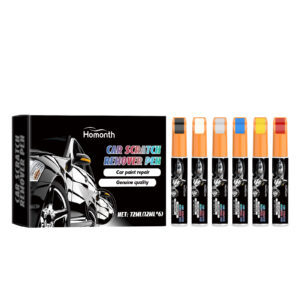 Homonth 6-color car scratch repair paint pen for multi-color touch-ups