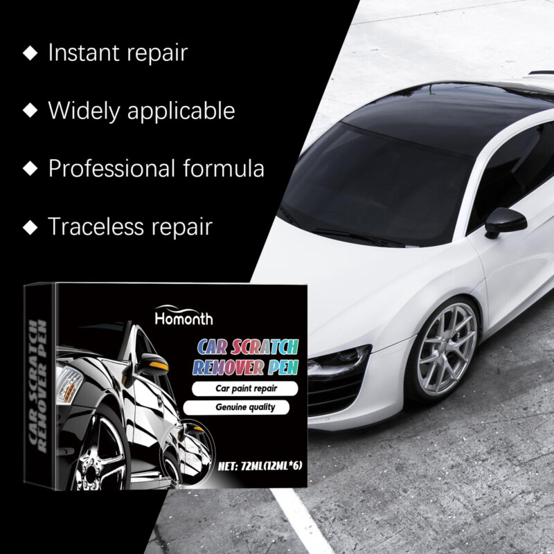 Homonth 6-Color Car Scratch Repair Paint Pen – Fast-Acting, Surface-Safe Multi-Purpose Kit - Image 3